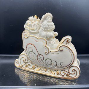 Lenox Dash All The Way Collection Santa Sleigh Christmas Holiday Home Decor
